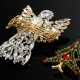 2 Various pieces of Christmas costume jewellery Ca… - photo 1 2 Various pieces of Christmas costume jewellery Ca… - photo 1