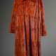 Elegant reversible coat made of brick-red dyed erm… - photo 1