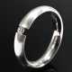Matted Bunz platinum 950 tension ring with solitai… - фото 1