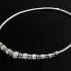 Elegantes Art Deco Weißgold 585 Collier am Spiralh… - Foto 1