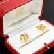 Pair of Cartier yellow gold 750 cufflinks ‘Bamboo … - photo 1 Pair of Cartier yellow gold 750 cufflinks ‘Bamboo … - photo 1