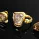 3 Teile handgearbeiteter Gelbgold 750 Schmuck mit … - Foto 1 3 Teile handgearbeiteter Gelbgold 750 Schmuck mit … - Foto 1