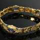 Decorative 750 yellow gold bracelet in Biedermeier… - фото 1