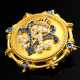 Large courtly yellow gold 900 gift brooch of Empre… - фото 1