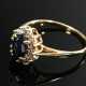 Zarter Entourage Gelbgold 585 Ring mit Saphir Doub… - Foto 1 Zarter Entourage Gelbgold 585 Ring mit Saphir Doub… - Foto 1