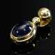 Gelbgold 585 Clip Anhänger mit Saphircabochon und … - Foto 1 Gelbgold 585 Clip Anhänger mit Saphircabochon und … - Foto 1