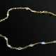 Yellow gold 585 link chain with moonstone cabochon… - photo 1