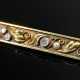 Gelbgold 585 Stabnadel mit Brillanten in Weißgold … - Foto 1 Gelbgold 585 Stabnadel mit Brillanten in Weißgold … - Foto 1