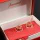 Pair of Baccarat ‘Coeur’ ear clips in clear crysta… - фото 1