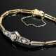 Art Deco Gelbgold 585 und Platin Armband mit Diama… - Foto 1