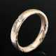 Rotgold 750 und Platin 950 Ring mit Brillant (ca. … - Foto 1