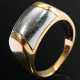 Bulgari yellow gold ‘Tronchetto’ ring with stainle… - фото 1