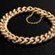 585 red gold round chain bracelet with permanently… - photo 1 585 red gold round chain bracelet with permanently… - photo 1