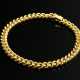 Delicate yellow gold 333 round link bracelet, 17.3… - photo 1