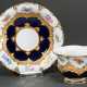 Meissen mocha cup/saucer ‘B-Form’ with dark blue b… - photo 1