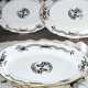 3 Various oval Meissen plates ‘Reicher Schwarzer H… - photo 1