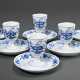 6 Meissen egg cups ‘onion pattern’ with underglaze… - photo 1 6 Meissen egg cups ‘onion pattern’ with underglaze… - photo 1