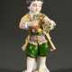 Meissen Figur "Gärtnerkind mit Blumenkranz", Porze… - Foto 1