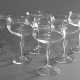 6 Jugendstil Champagner Schalen mit gezogener Kupp… - Foto 1