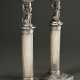 Pair of high-quality Empire column chandeliers wit… - photo 1