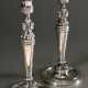 Pair of French Empire candlesticks with sculptural… - photo 1 Pair of French Empire candlesticks with sculptural… - photo 1