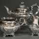 3 Piece Victorian tea set with embossed and finely… - photo 1 3 Piece Victorian tea set with embossed and finely… - photo 1