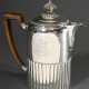 Cylindrical George III coffee pot with half-groove… - photo 1 Cylindrical George III coffee pot with half-groove… - photo 1