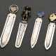 4 Diverse Bookmark Lesezeichen mit plastischen End… - Foto 1 4 Diverse Bookmark Lesezeichen mit plastischen End… - Foto 1