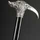 Cane with Fritzkrücke made of naturalistic 800 sil… - photo 1 Cane with Fritzkrücke made of naturalistic 800 sil… - photo 1