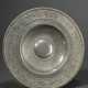 Nuremberg relief pewter plate with floral reliefs … - фото 1