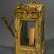 Small brass travel lantern with folding handle, or… - photo 1