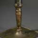 Brass candlestick on square base, 17th century, h.… - фото 1