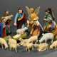 20 Krippenfiguren, Holz geschnitzt und farbig bema… - Foto 1