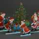 6 Various Christmas figures, pewter painted in pol… - photo 1 6 Various Christmas figures, pewter painted in pol… - photo 1