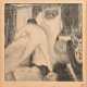 Dégas, Edgar (1834-1917) "La Sortie du Bain" um 18… - Foto 1