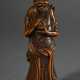 Large boxwood netsuke ‘Ryujin with dragon and tama… - photo 1 Large boxwood netsuke ‘Ryujin with dragon and tama… - photo 1