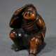 Boxwood netsuke ‘The wandering monk Saigyo Hoshi s… - photo 1 Boxwood netsuke ‘The wandering monk Saigyo Hoshi s… - photo 1