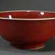 Large bowl with Sang de Boeuf glaze, base with 6-c… - photo 1 Large bowl with Sang de Boeuf glaze, base with 6-c… - photo 1