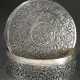 Round silver lidded box with rich repoussé decorat… - photo 1 Round silver lidded box with rich repoussé decorat… - photo 1
