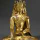 ‘Seated Buddha in Bhumisparsha Mudra’, fire-gilded… - photo 1 ‘Seated Buddha in Bhumisparsha Mudra’, fire-gilded… - photo 1