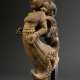 Indische Holz Figur "Weibliche Gottheit Parvati" (… - Foto 1