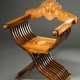Renaissance-style rocking chair (known as a Sedia … - photo 1 Renaissance-style rocking chair (known as a Sedia … - photo 1