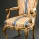 Venetian armchair with shield-shaped backrest and … - photo 1 Venetian armchair with shield-shaped backrest and … - photo 1
