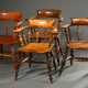 4 Various English captain's chairs with ergonomic … - photo 1 4 Various English captain's chairs with ergonomic … - photo 1