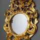 Runder Barockspiegel mit rocaillierten Blättern un… - Foto 1 Runder Barockspiegel mit rocaillierten Blättern un… - Foto 1