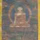 Zwei Thangkas in Brokatmontierung: Padmasambhava und Buddha Shakyamuni - photo 1