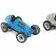 3 Rennwagen Schuco, 2 x Replika, Studio 1050, 1 x blau, 1 x silberfarb… - photo 1