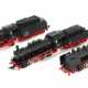 3 x Dampflokomotiven Flesichmann, Spur H0, 1 x BN 44 2781 der DB mit T… - photo 1