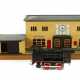 Bahnhof und Lok Märklin, Spur 0, Bahnhof 2002, BZ 1938-55, Flachdach, … - Foto 1 Bahnhof und Lok Märklin, Spur 0, Bahnhof 2002, BZ 1938-55, Flachdach, … - Foto 1