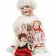 4 Puppen 1 x Simon & Halbig, Porz.-Kurbelkopf, gemarkt: 126 Germany 50… - фото 1 4 Puppen 1 x Simon & Halbig, Porz.-Kurbelkopf, gemarkt: 126 Germany 50… - фото 1